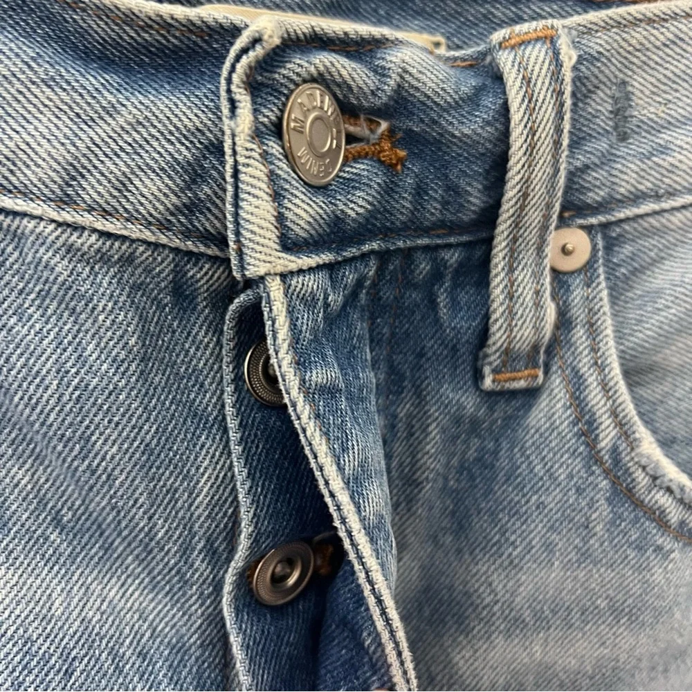 Madewell Relaxed Denim Cut Off Jean Shorts Raw Hem 100% Cotton Size 25 838
